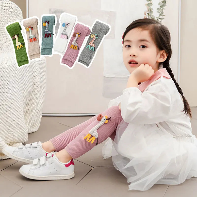 Soft Knitted Pants for Children's Legging