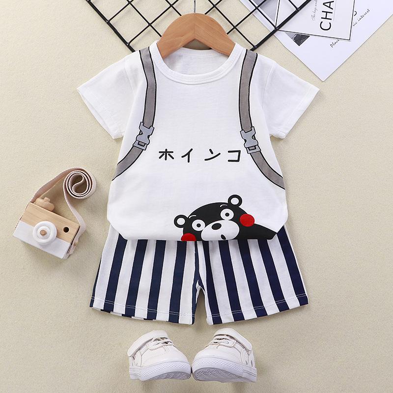 New Summer for Infants Clothes Short Sleeve T-shirt+shorts