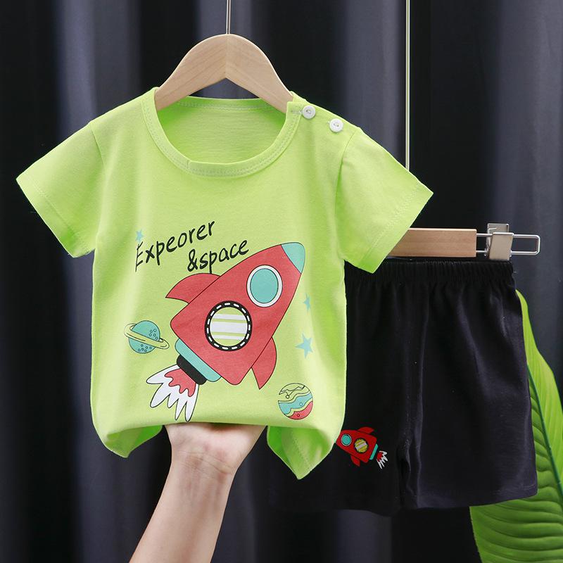 New Summer for Infants Clothes Short Sleeve T-shirt+shorts