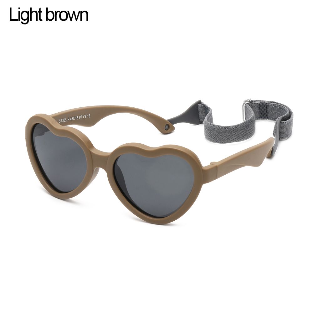 0-24 Months Heart-Shaped UV Protection Polarized Sunglasses