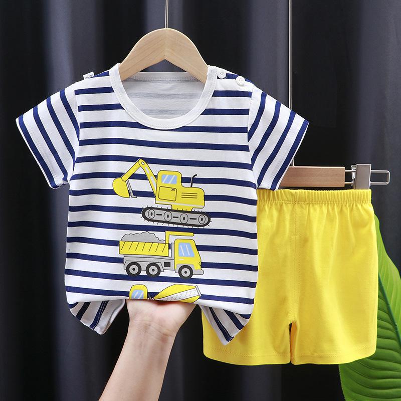 New Summer for Infants Clothes Short Sleeve T-shirt+shorts