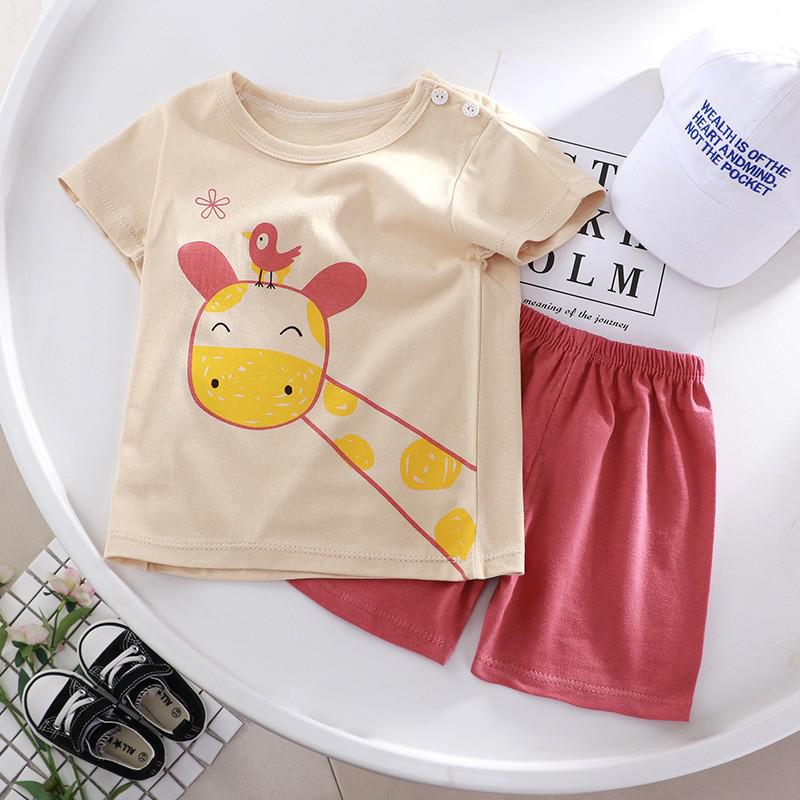 New Summer for Infants Clothes Short Sleeve T-shirt+shorts