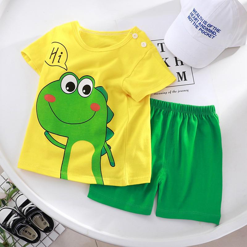 New Summer for Infants Clothes Short Sleeve T-shirt+shorts