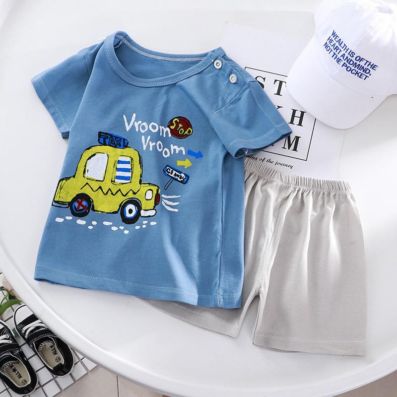 New Summer for Infants Clothes Short Sleeve T-shirt+shorts