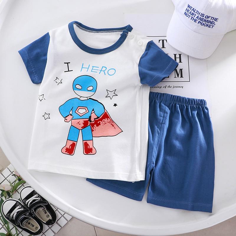 New Summer for Infants Clothes Short Sleeve T-shirt+shorts