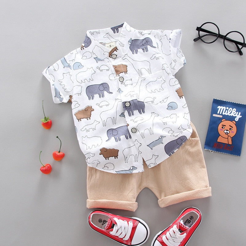 2PCS Babies' Summer Clothes