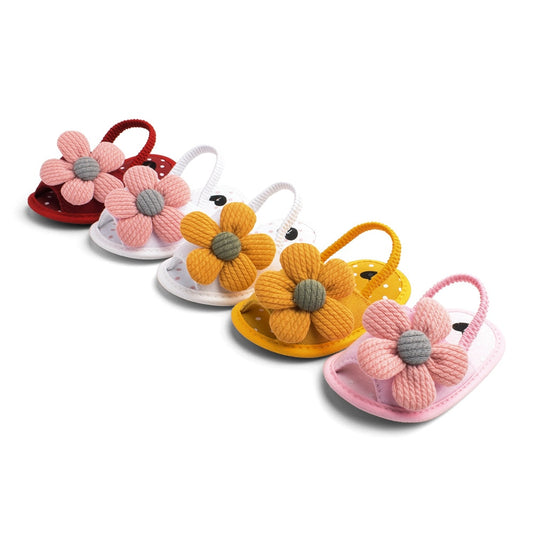 The Summer new style shape Sunflower Baby's Sandals