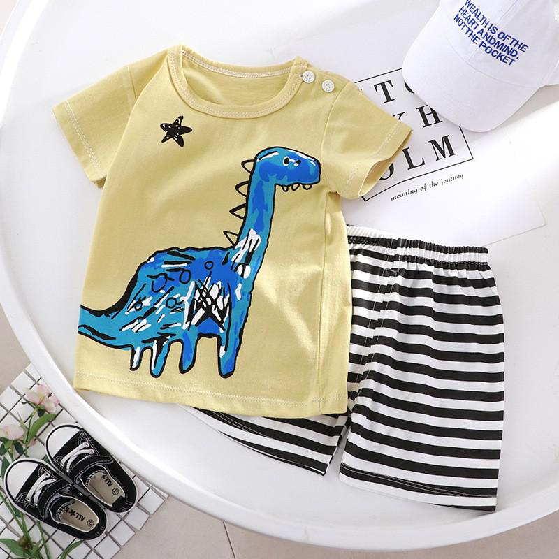 New Summer for Infants Clothes Short Sleeve T-shirt+shorts