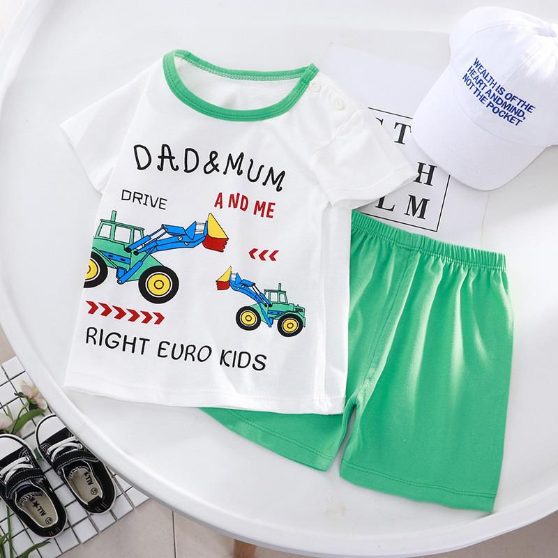 New Summer for Infants Clothes Short Sleeve T-shirt+shorts