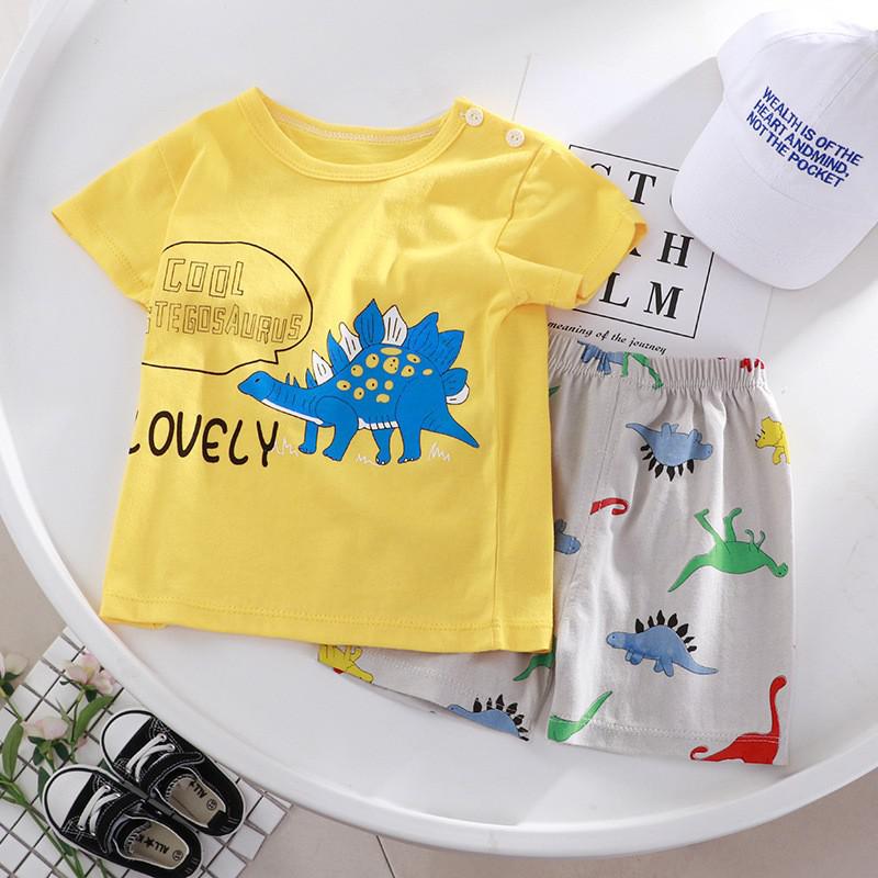 New Summer for Infants Clothes Short Sleeve T-shirt+shorts