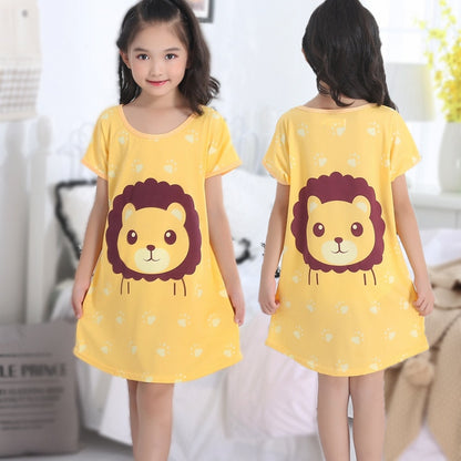 Cartoon Pajamas' Dress