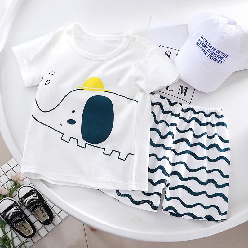 New Summer for Infants Clothes Short Sleeve T-shirt+shorts