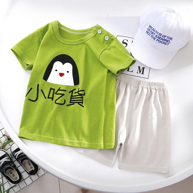 New Summer for Infants Clothes Short Sleeve T-shirt+shorts