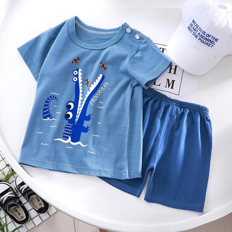 New Summer for Infants Clothes Short Sleeve T-shirt+shorts