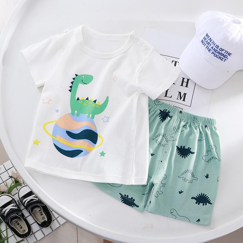 New Summer for Infants Clothes Short Sleeve T-shirt+shorts