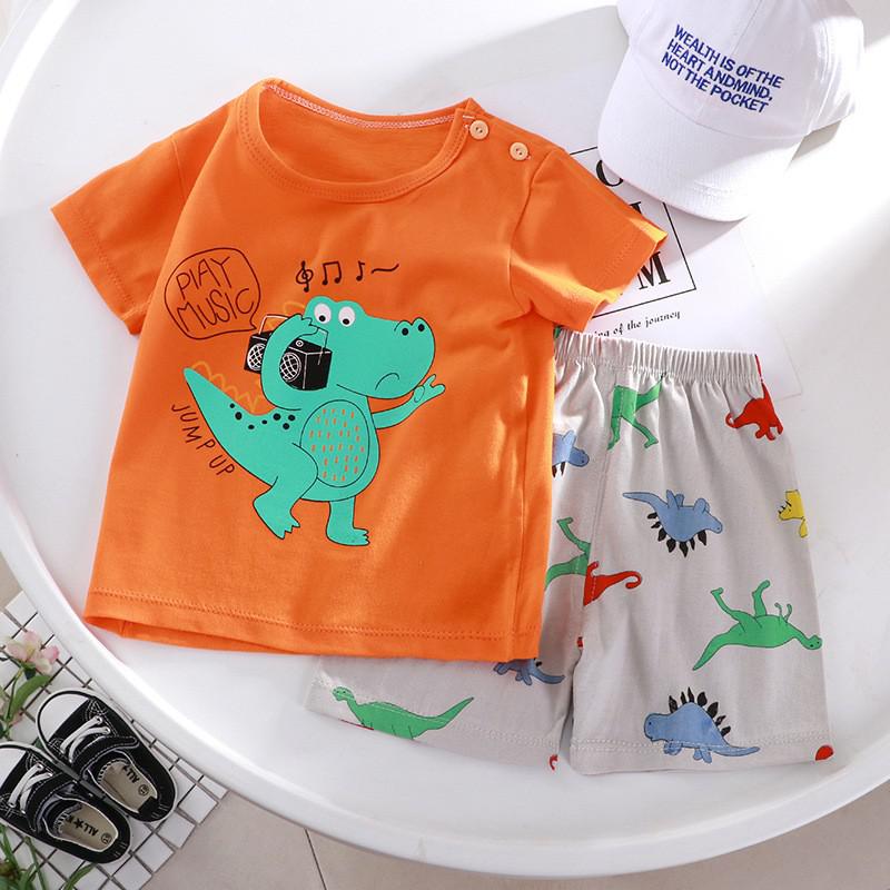 New Summer for Infants Clothes Short Sleeve T-shirt+shorts